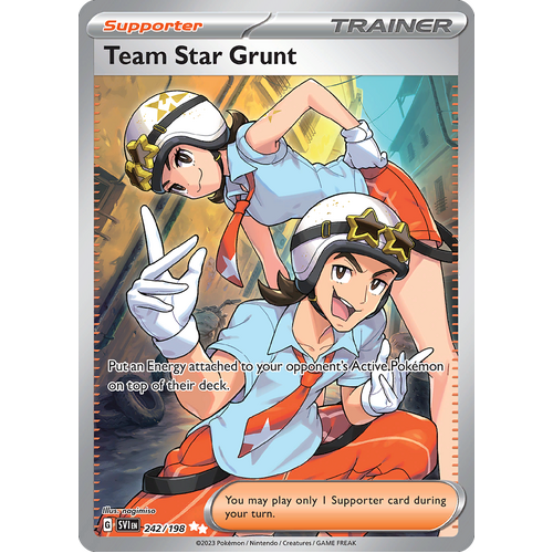 Team Star Grunt 242/198 Ultra Rare Scarlet & Violet Pokemon Card